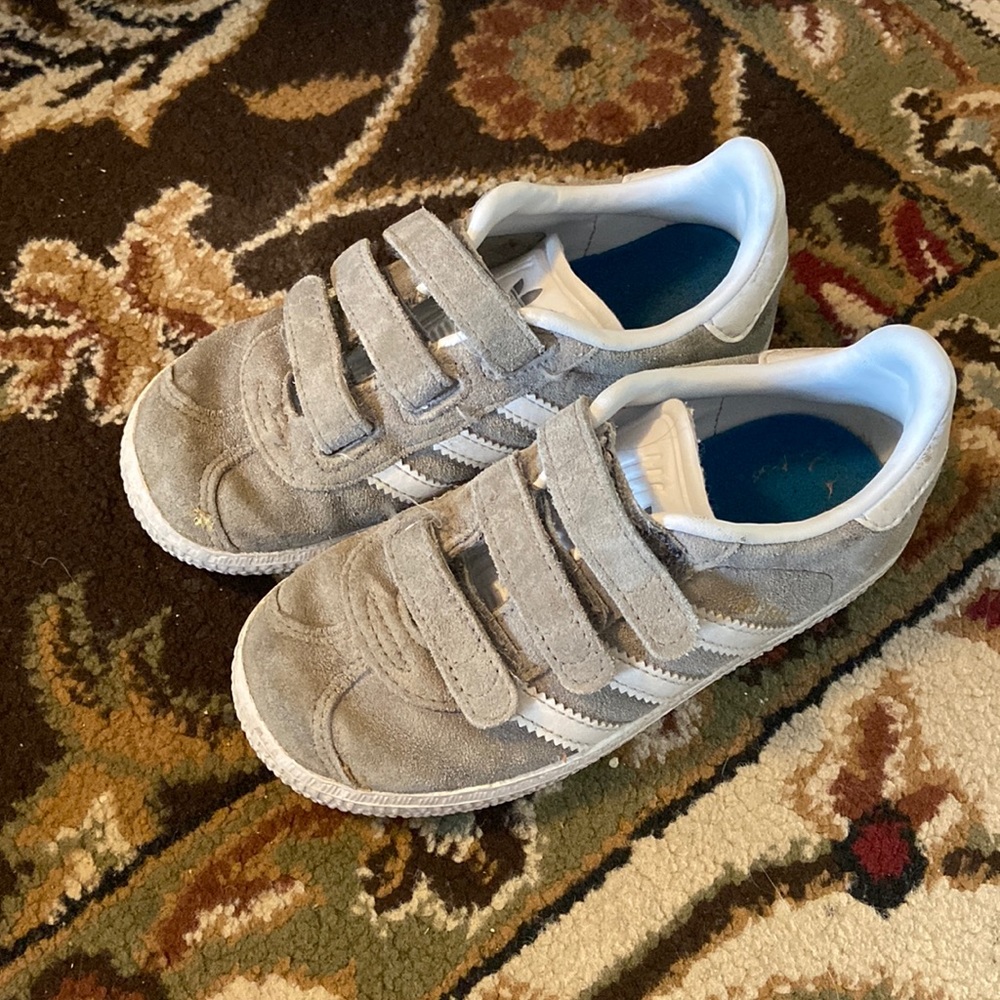 Adidas gazelle Velcro shoes